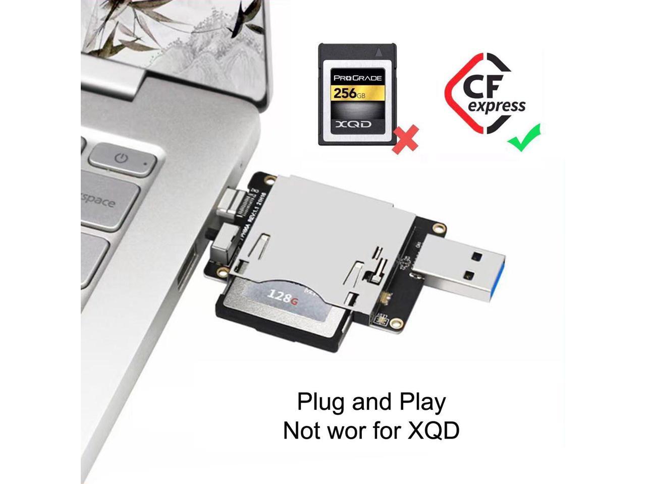 USB 3.1 TypeC & TypeA to CF Express Extension Card Reader for CFE
