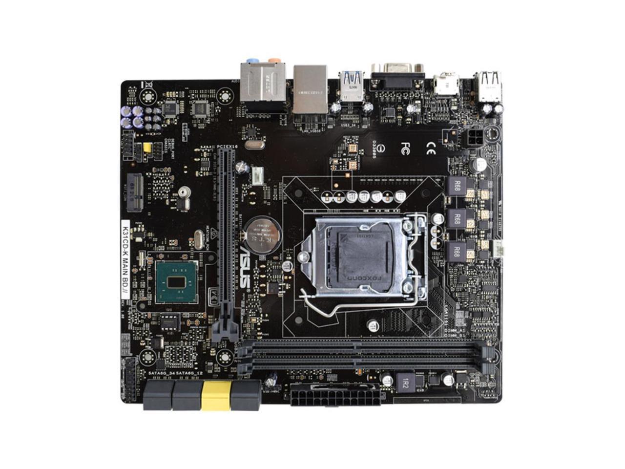 ASUS K31CDK/MAIN BD LGA1151 Motherboard DDR4 Intel H110 MicroATX HDMI