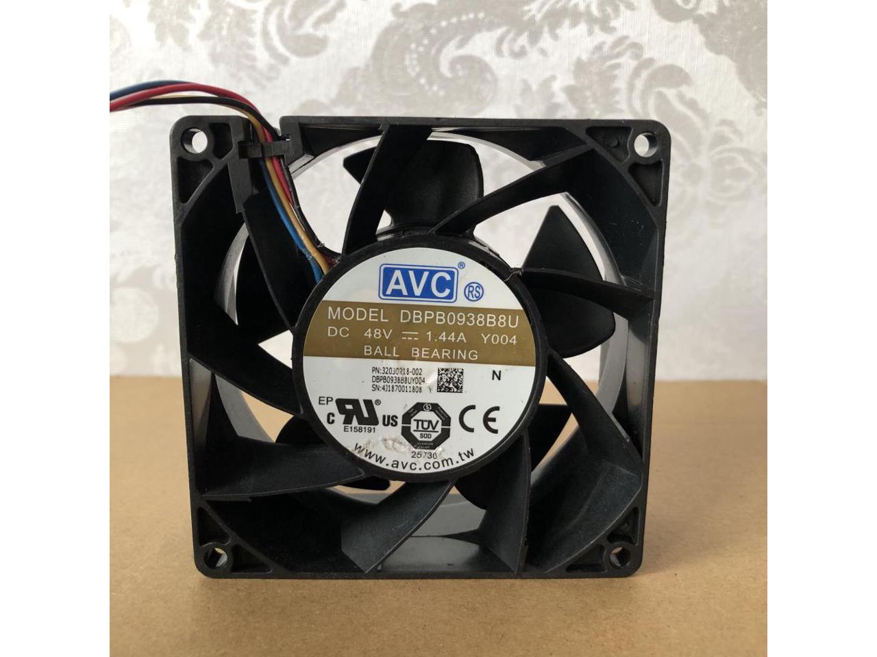 For AVC Dbpb0938b8u 9038 48V 1.44a 9cm FourPin PWM Large Air Cooling Fan