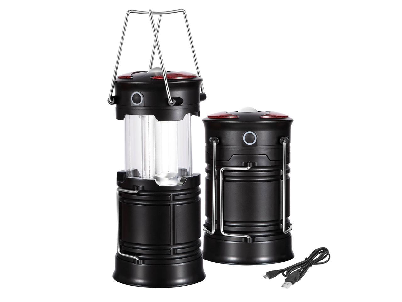 Electric lantern Battery Operated Rechargeable LED Lamp Emergency Flash Light 
