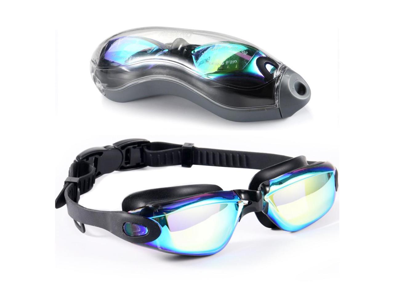 arteesol Swimming Goggles Comfortable No Leaking Anti-Fog UV Protection Clear Swim Glasses with Protective Case and Earplug