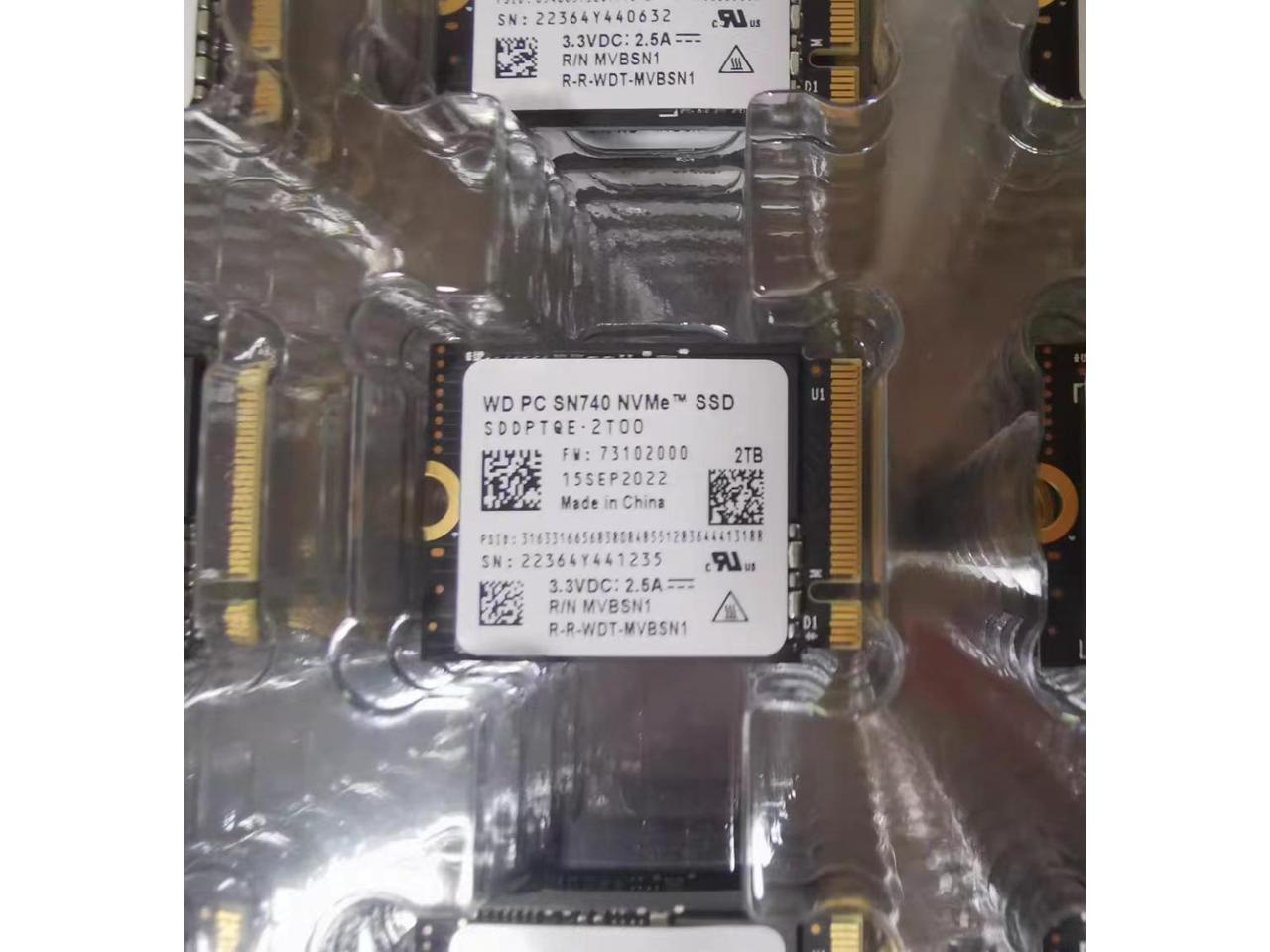 SteamDeck WD SN740 2230 1TB SSD OSインスト代行+