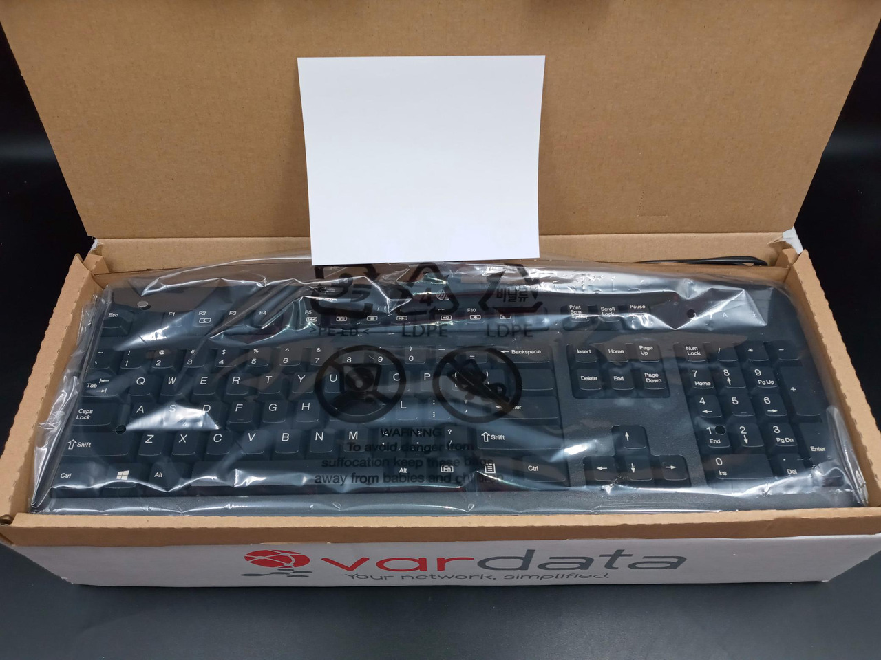 NEW HP USB PC Keyboard Model SK-2015/2025 672647-003