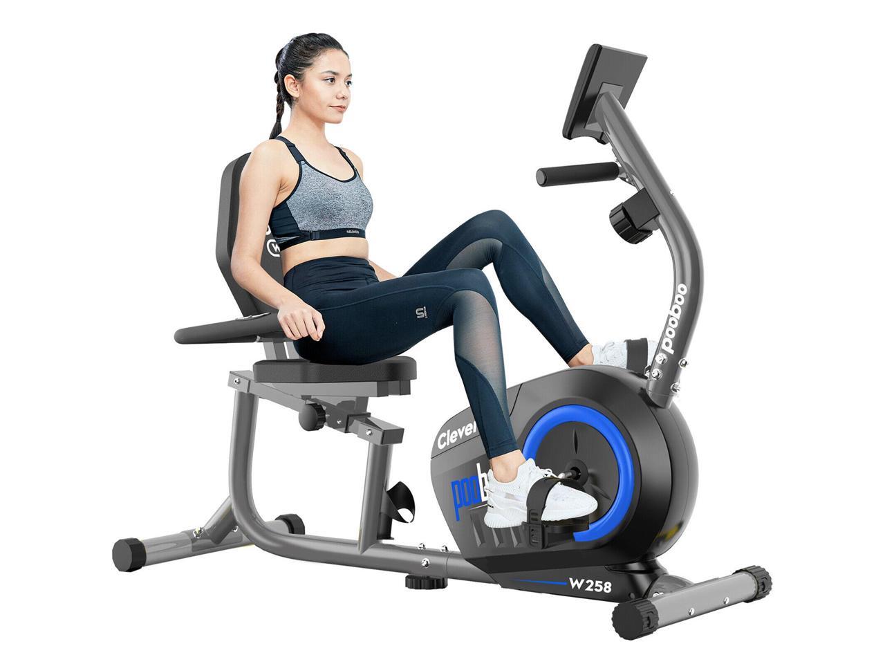 Details about   Recumbent Exercise Bike Cardio Training Bicycle with Magnetic Resistance NEW 