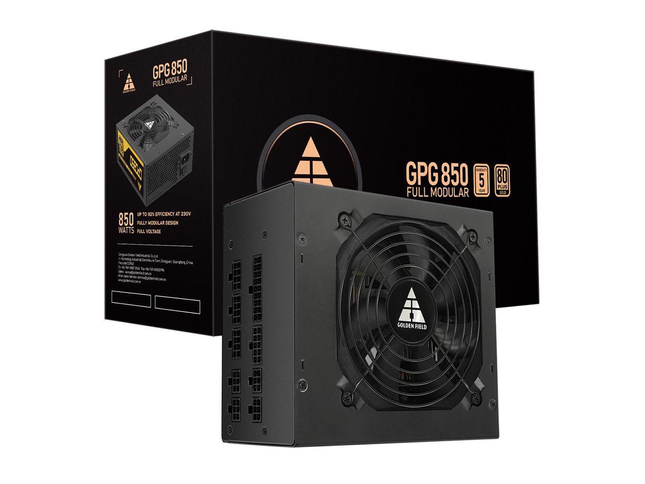 得価 GOLDEN FIELD GPG 550W PC電源ユニット 80PLUS GOLD認証 フル