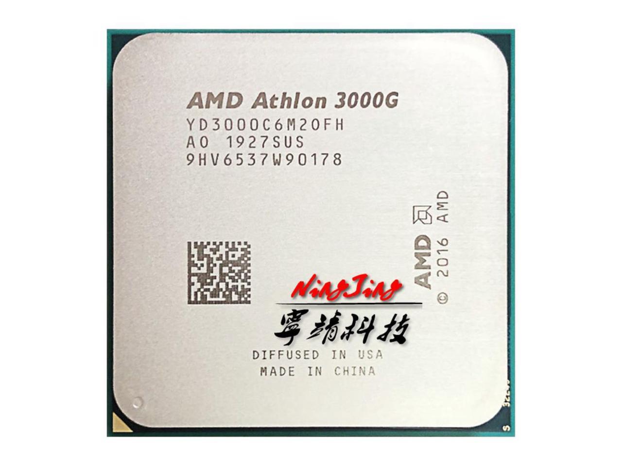 AMD Athlon Pro 3000G ES 3.3 GHz Dual-Core Quad-Thread 35W CPU Processor L3=4M ZD30BSC6M2OFH Socket AM4 