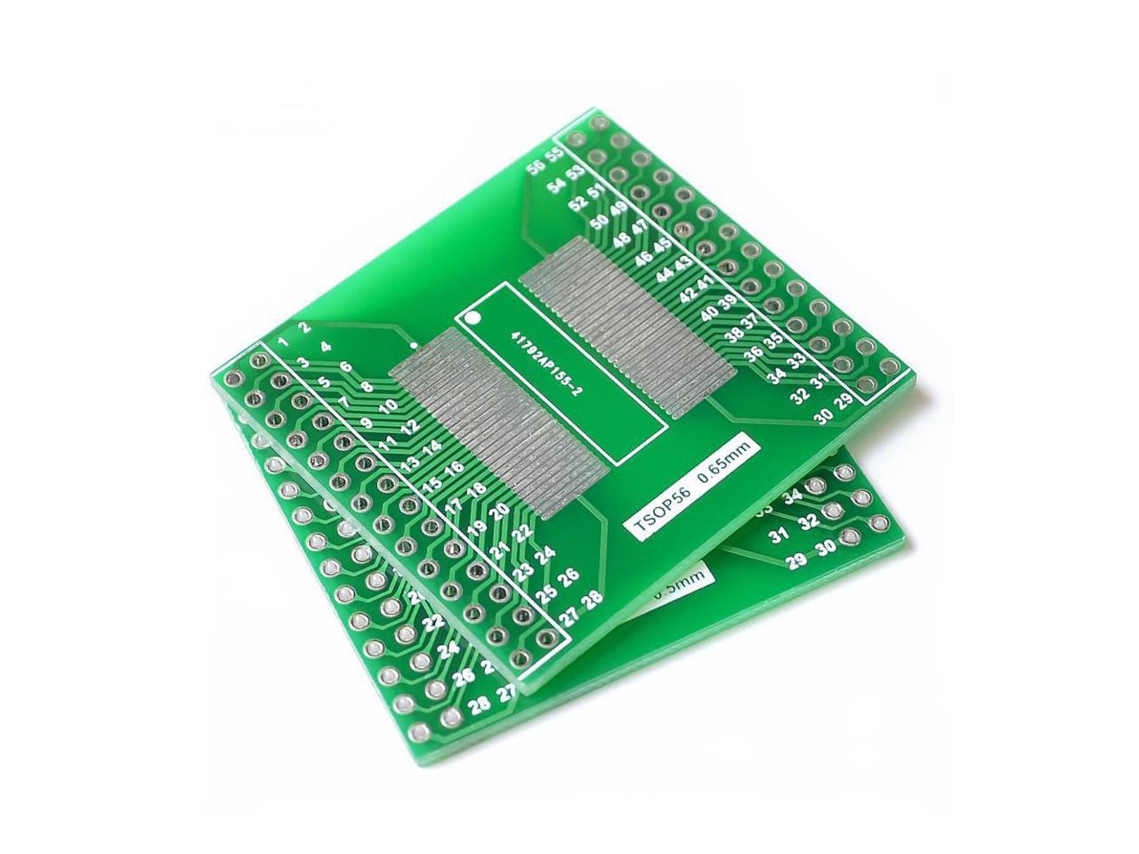 TSOP56 TSOP48 to DIP56 Adapter PCB Board for AM29 series IC 0.5mm 0 ...