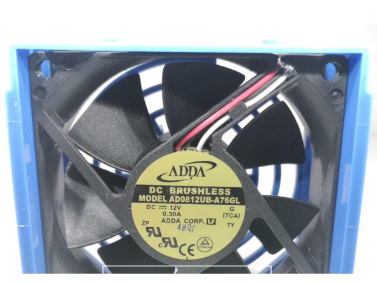 for ADDA 8025 8cm 12V Ball Silent Cooling Fan AD0812MB-A76GL Chassis Fan 