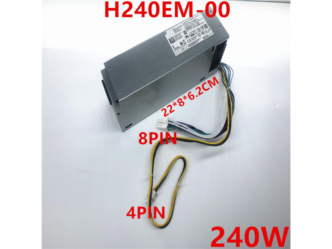 Alimentatore Dell OptiPlex 240W 0DK87P DK87P Per 3040 5040 7040 3050 7050 - Ricondizionato