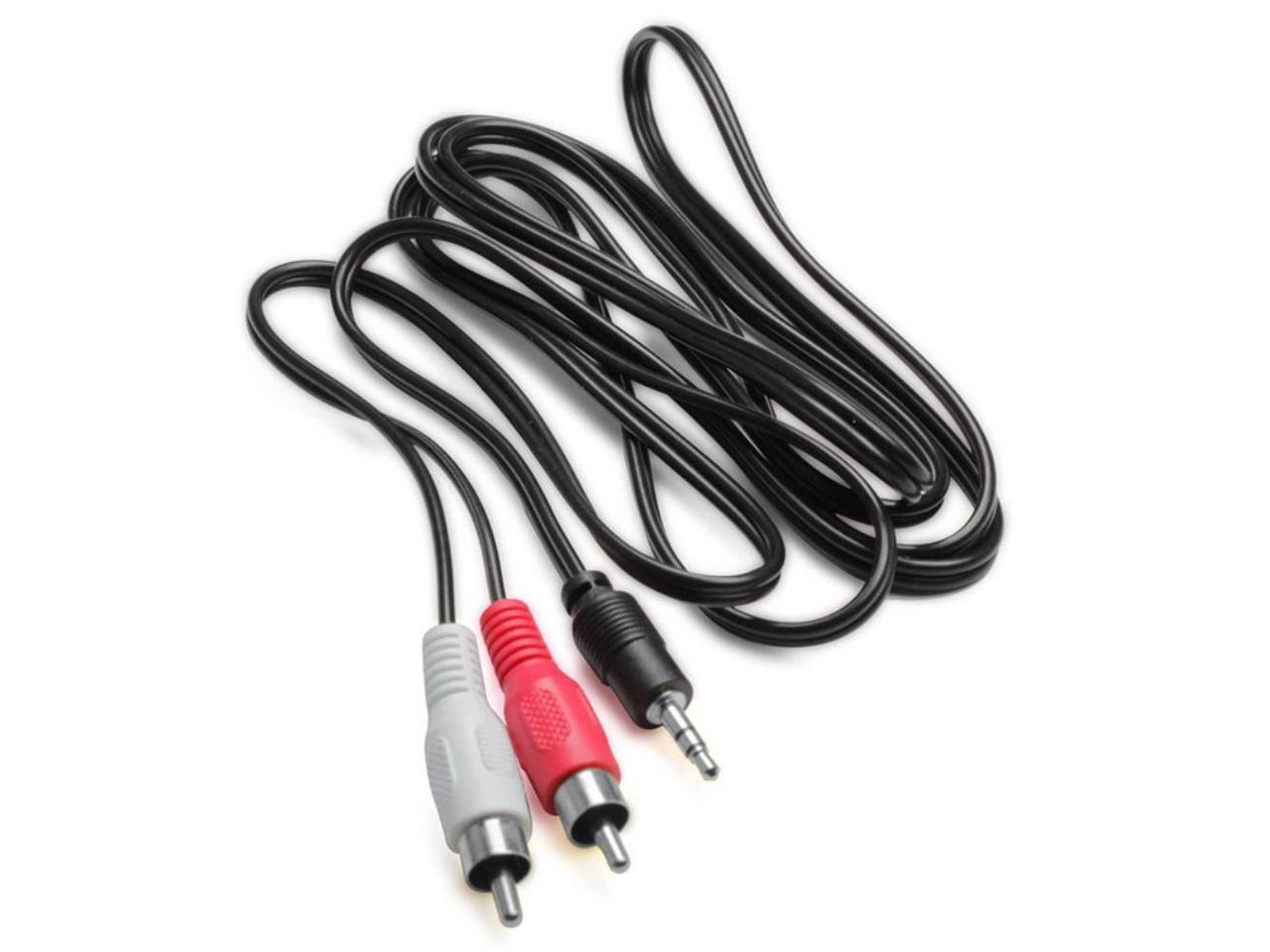3.5mm Male to 2RCA Male Cable 3.5MM Stereo to 2 RCA Cable 3.5 to RCA M