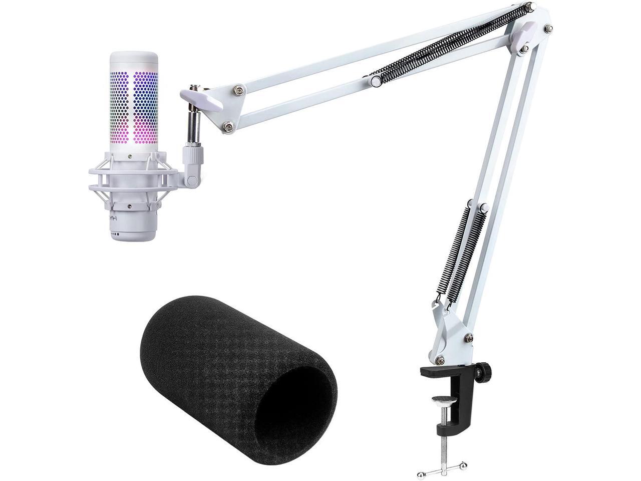 SUNMON White Hyperx QuadCast S Boom Arm Microphone Boom Arm