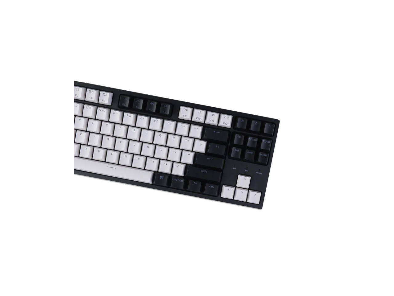 Keychron C1 Mac Layout Wired Mechanical Keyboard, Gateron Blue Switch, Tenkeyless 87 Keys ABS