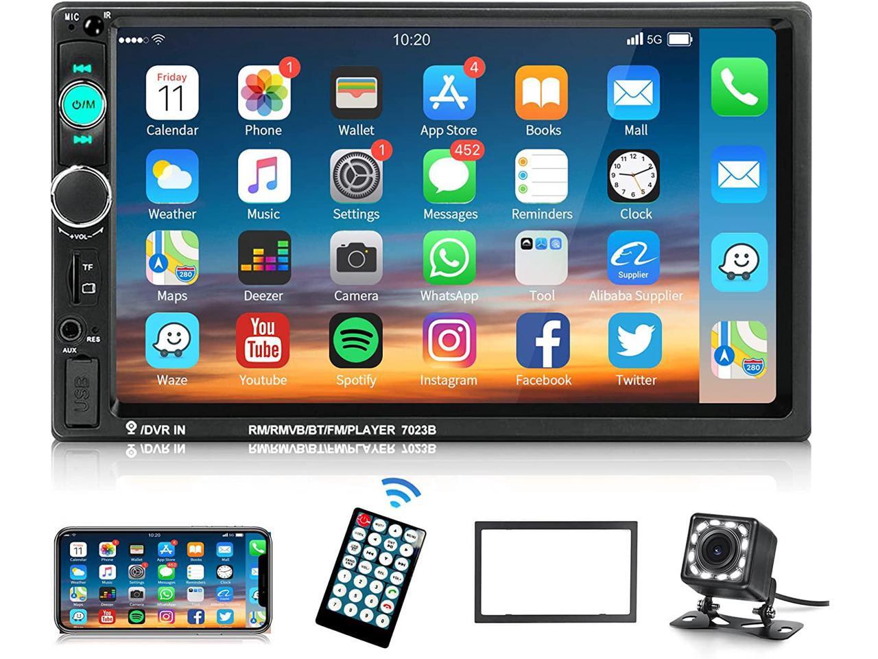 Car Stereo 2 Din Car Radio 7 Inch MP5 Player with HD Touch Screen