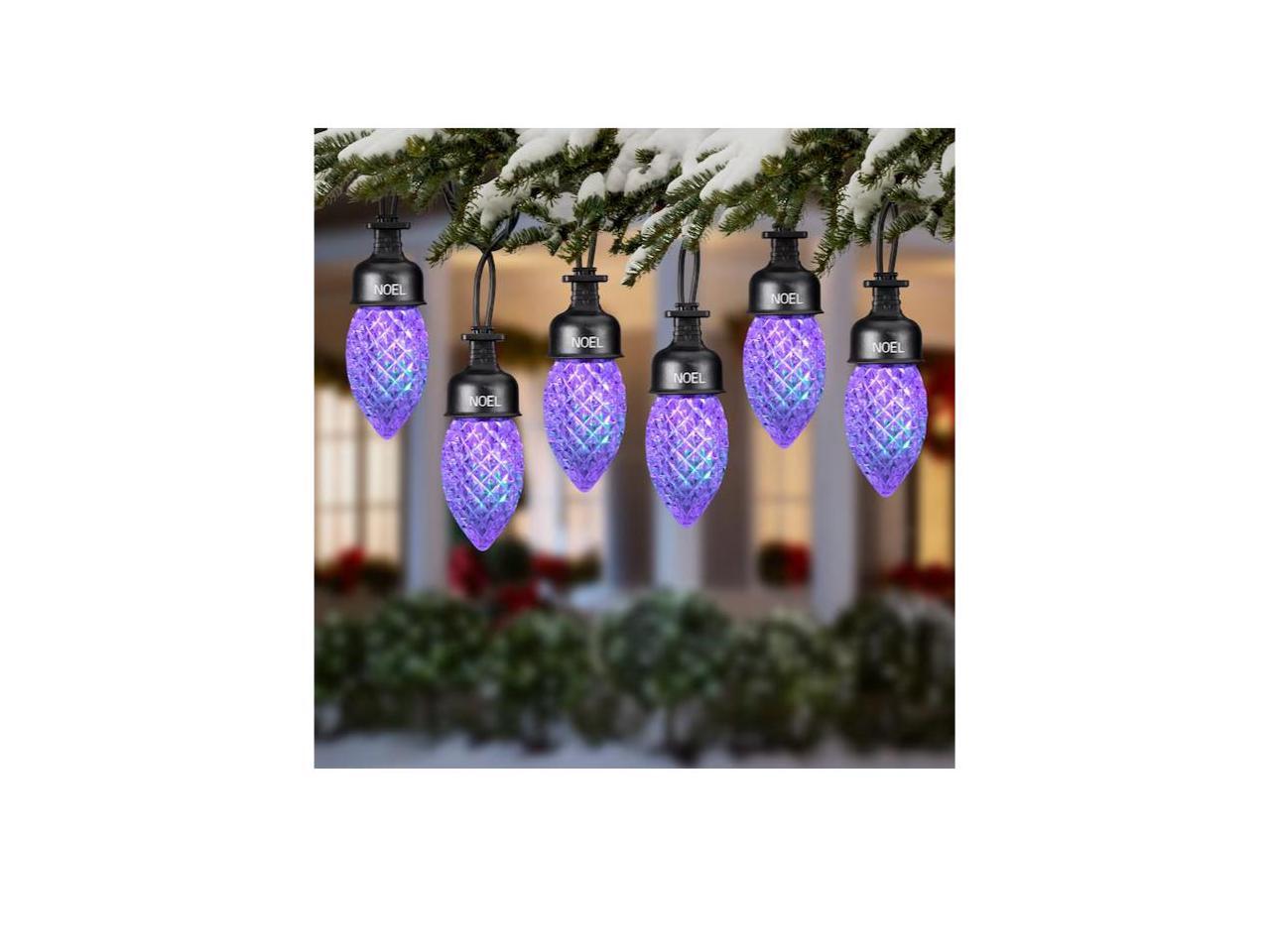 Gemmy Lightshow 10 bulbs with 180 LED's, 18 LEDs per bulb, 9ft