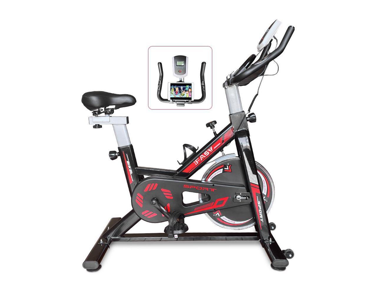 Details about   Indoor Exercise Bikes Stationary Cardio Home Gym Workout Cycling Fitness Bicycle 