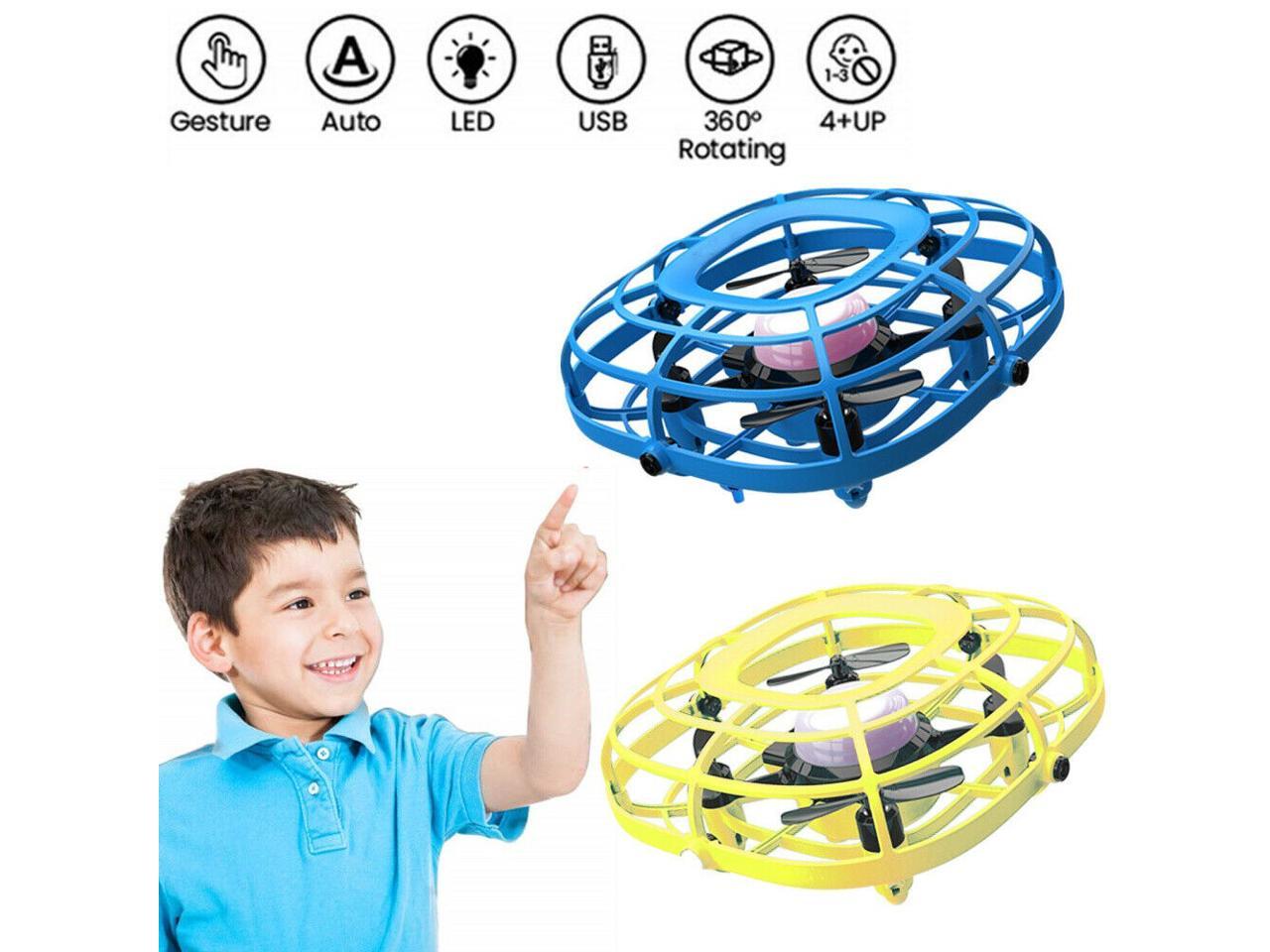 Udirc U58 For Kid RC Quadcopter Fan 2-in-1 Gesture Remote Interactive Drone UFO 