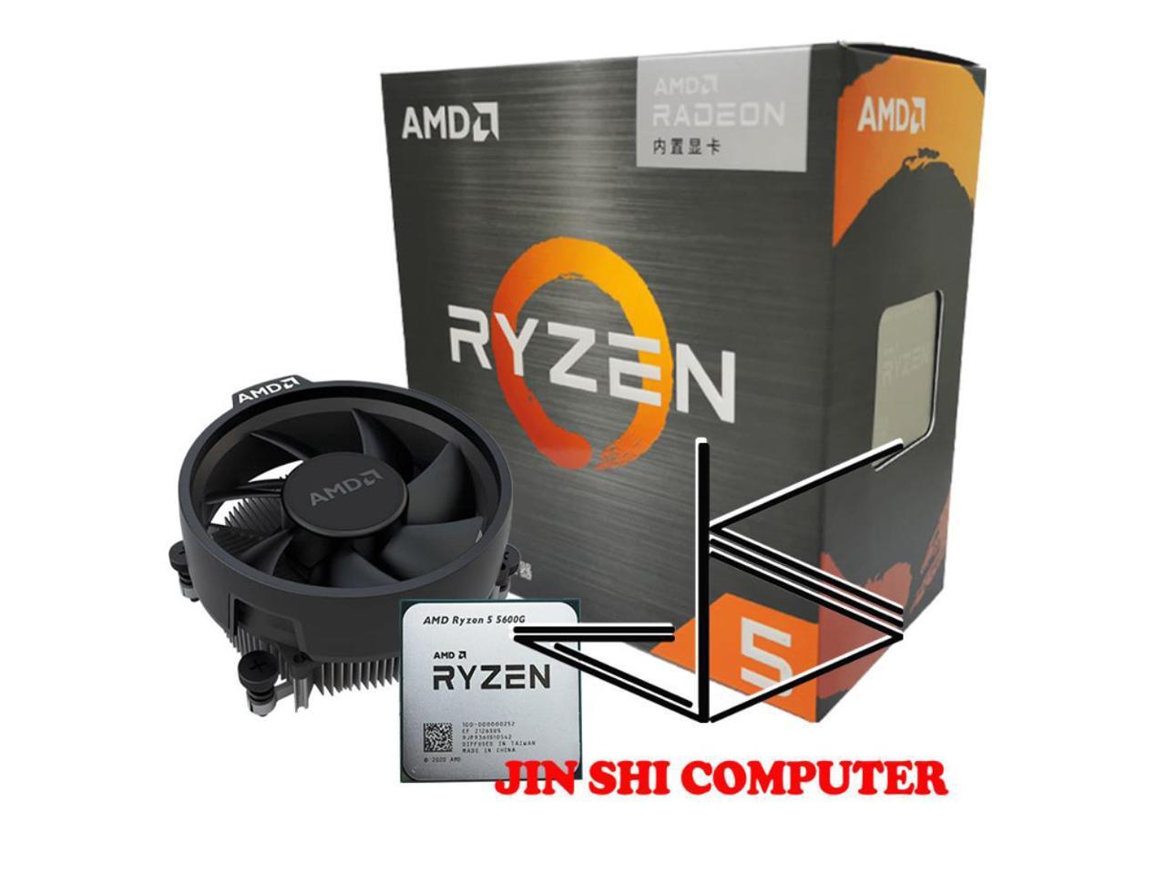 AMD Ryzen 5 5600G R5 5600G 3.9GHz Six-Core Twelve-Thread 65W CPU ...