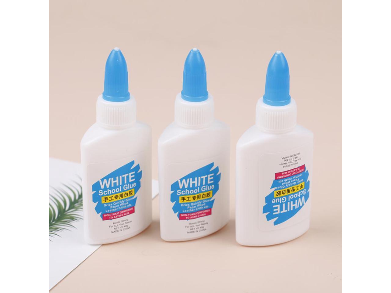 3pcs 40Ml White Glue Student Handmade Stationery White Latex Children
