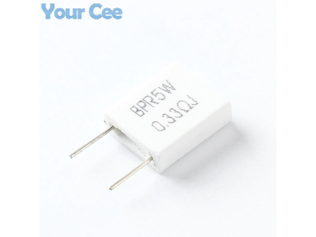 20-pcs-non-inductive-ceramic-cement-resistor-bpr56-5w-0-33-ohm-0-33r