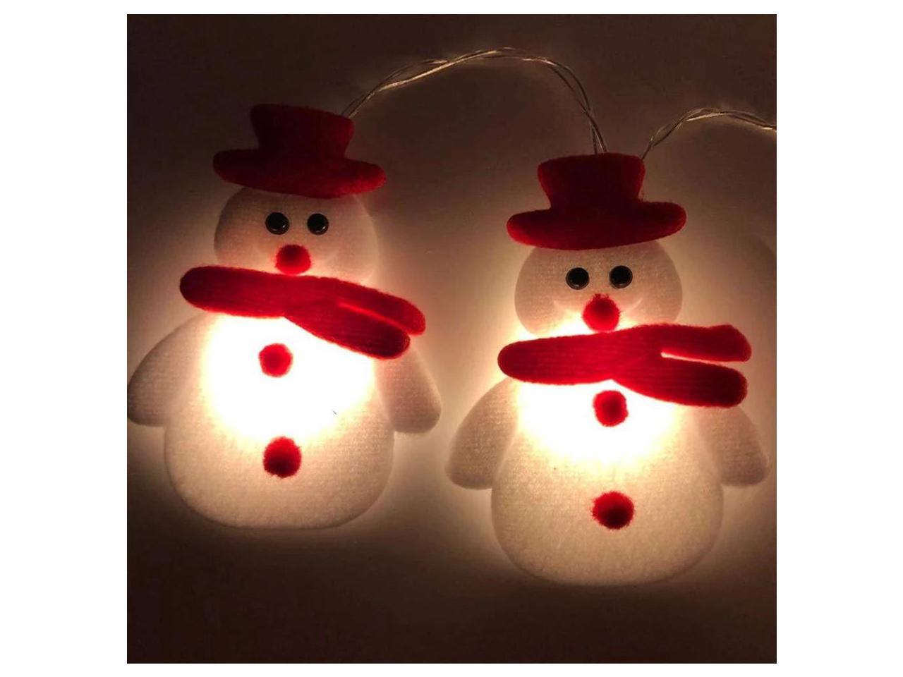Christmas LED Snowman String Lights Snowman LED Garland Christmas Decoration 