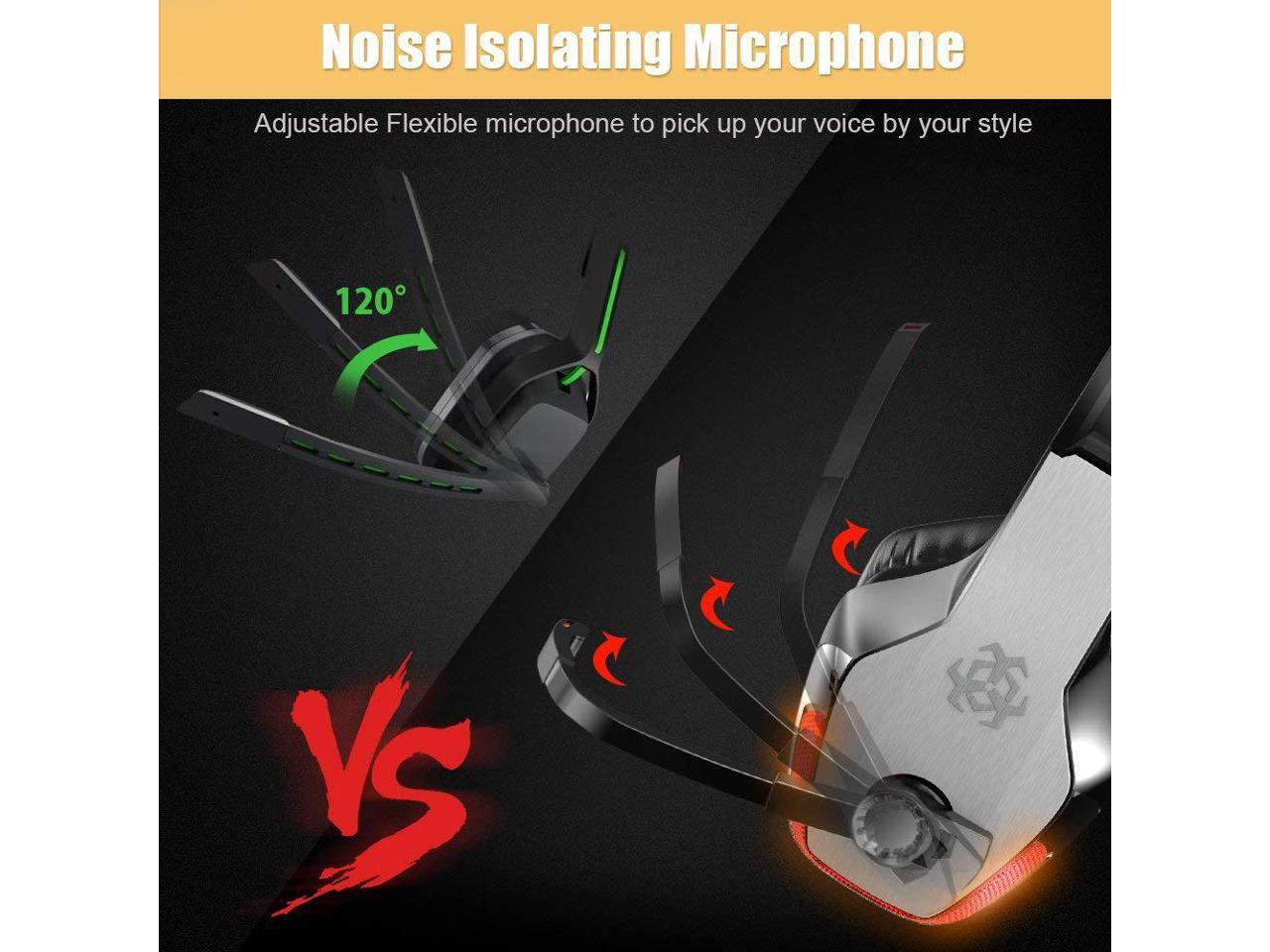 Hunterspider Gaming Headset Noise Canceling Headphone with Microphone
