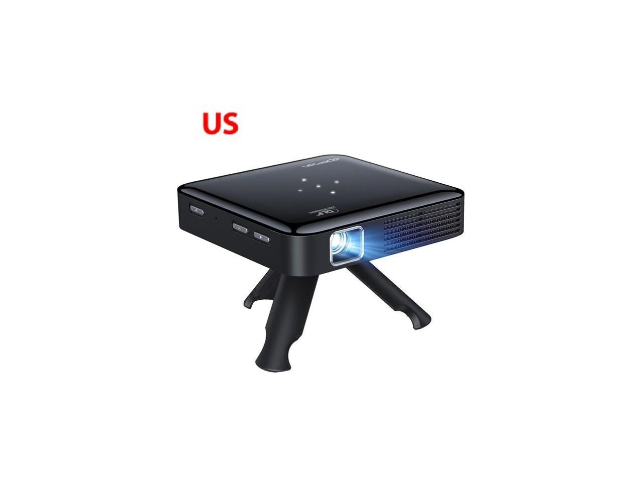 APEMAN Mini M4S DLP Full 1080P Portable Projector, Compatible with Phone, Rechargeable Battery