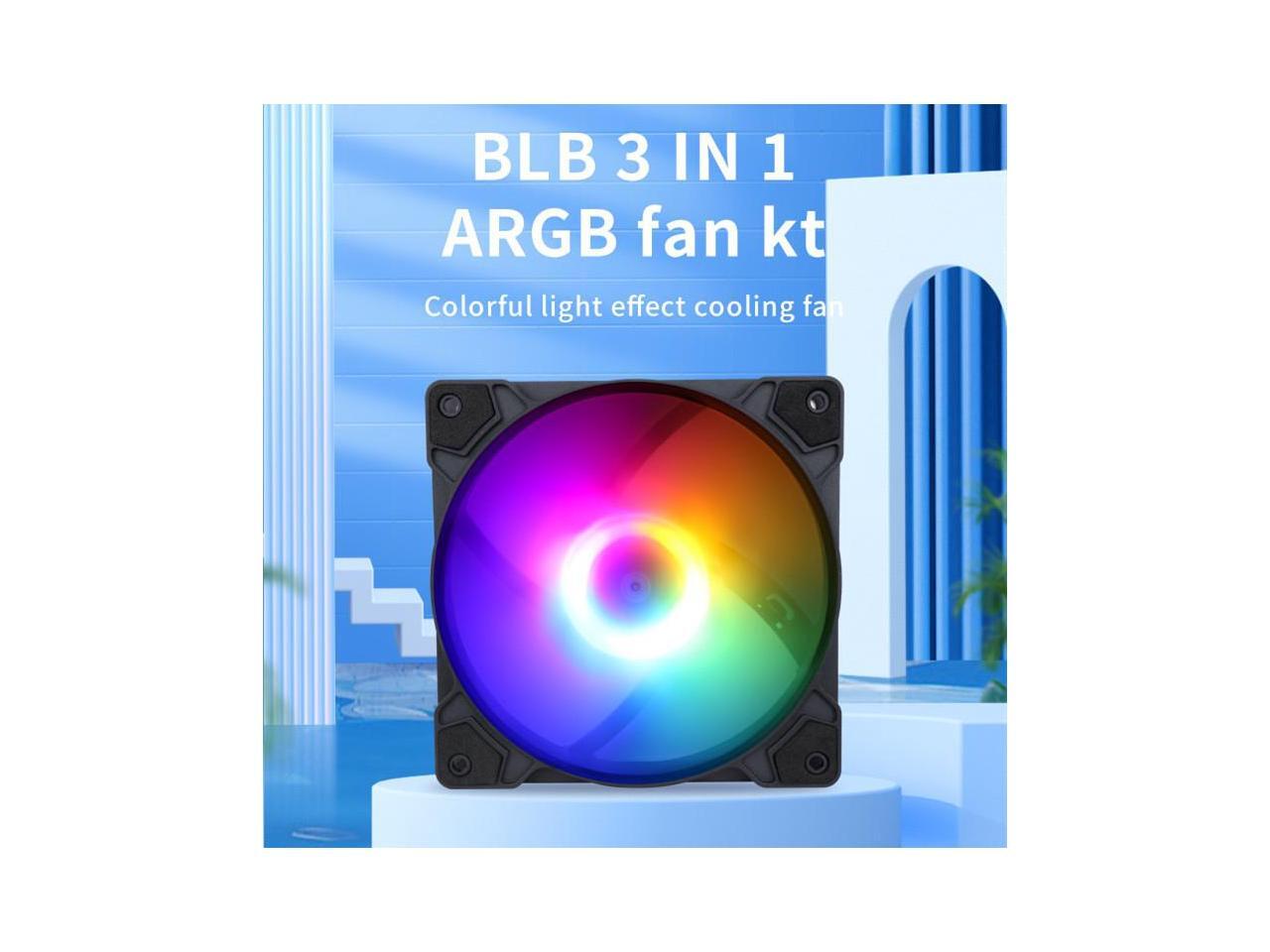 SAMA BLB 3 In 1 ARGB PC Case Fans With Fan Hub 120mm Fan Molex High sama-blb-3-in-1-argb-pc-case-fans-with-fan-hub-120mm-fan-molex-high