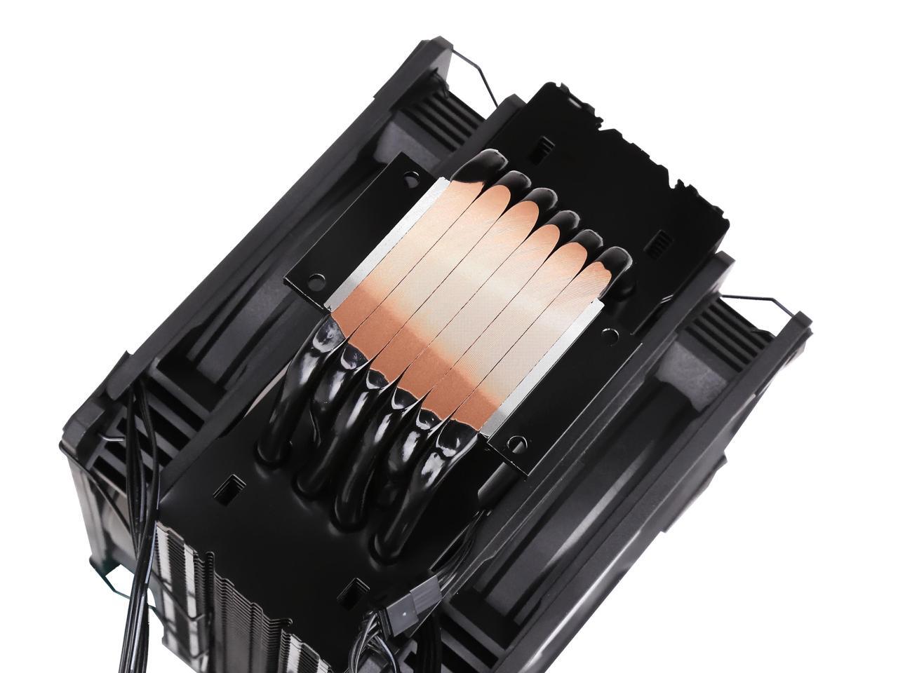 SAMA KA600D ARGB CPU Air Cooler 150MM Fan with 6 Copper Heat Pipes Air