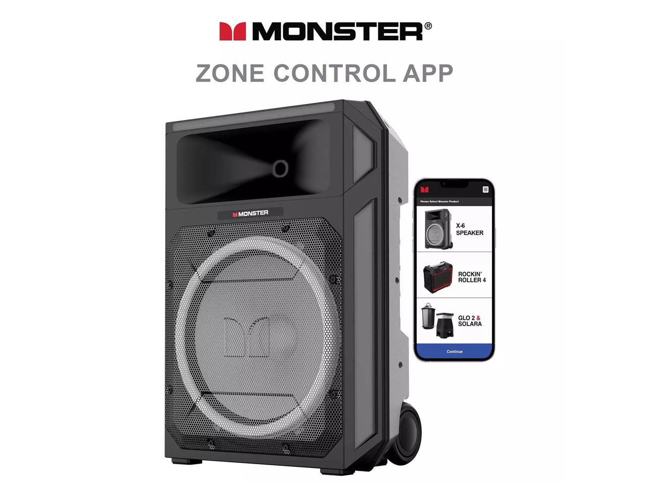 Monster X6 AllinOne PA Bluetooth Speaker System