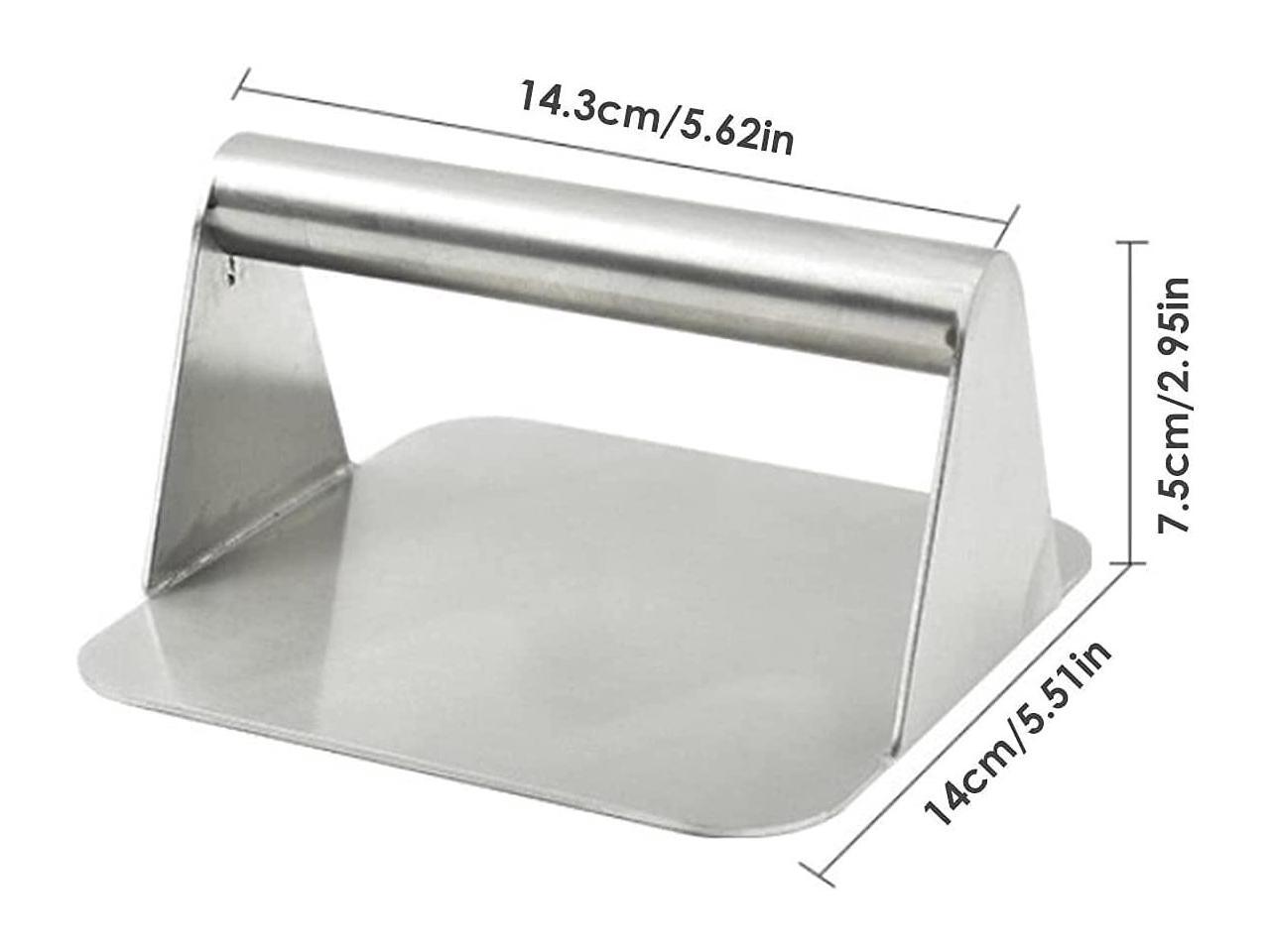 Stainless Steel Burger Presses, Grill Press for Grill Griddle Pan
