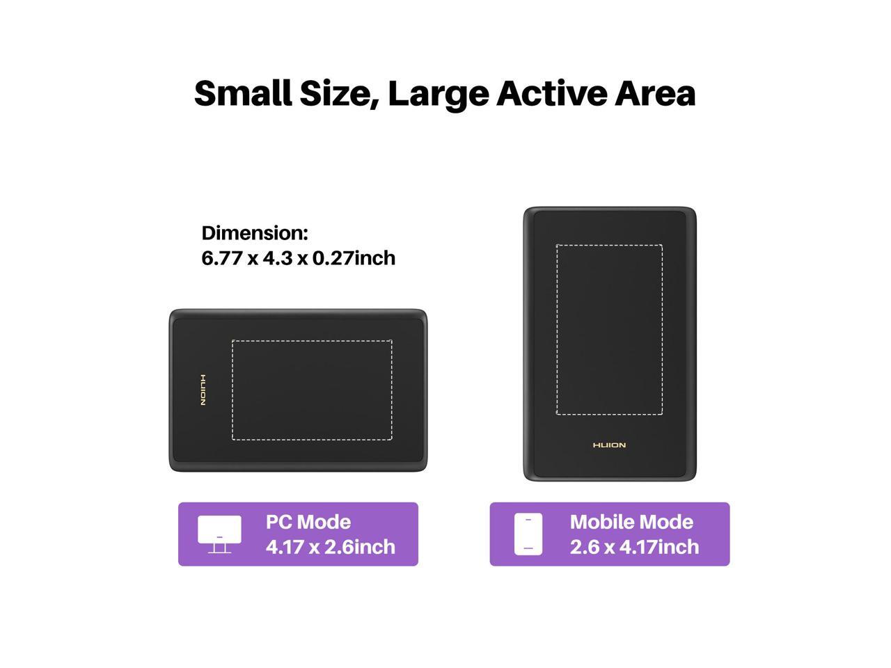 HUION Inspiroy H420X Graphics Drawing Tablet For Online Teaching And 8192 Levels Pressure