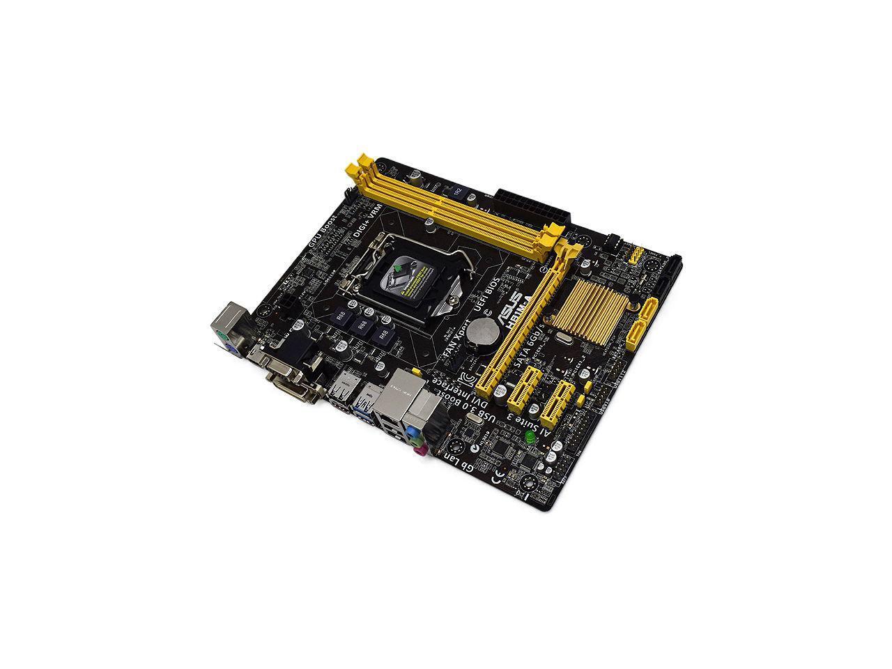 ASUS H81M-A LGA 1150 Intel H81 Desktop PC Motherboard DDR3 16G Kit Xeon  E3-1245 V3 i5-4690K Cpus HDMI SUB3.0 Micro-ATX UEFI BIOS - Newegg.com