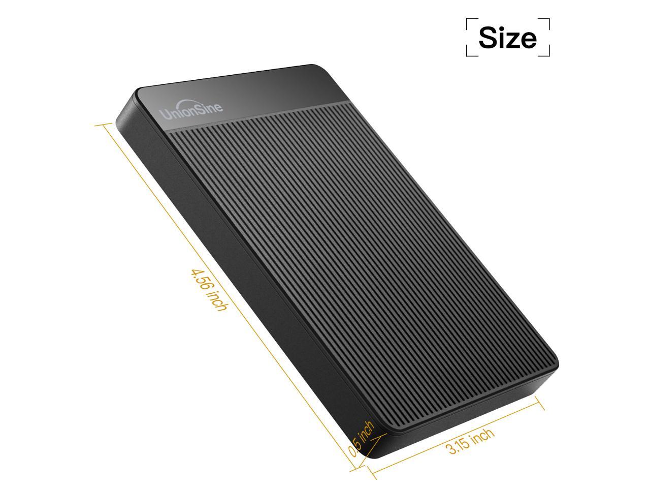 UnionSine 1TB Ultra Slim Portable External Hard Drive USB3.0 HDD