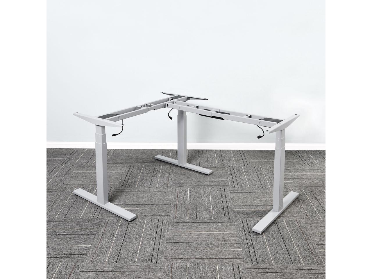 VWINDESK VJ301 L Shaped Electric Height Adjustable Standing Corner Desk