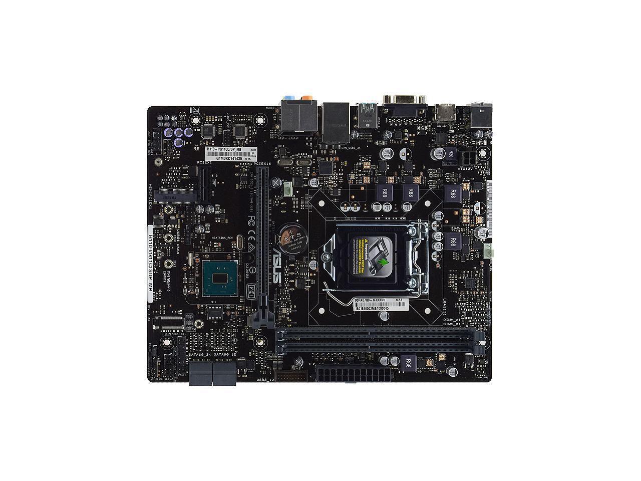 ASUS H110I/G11CD/DP_MB LGA 1151 Intel H110 Desktop PC Motherboard DDR4