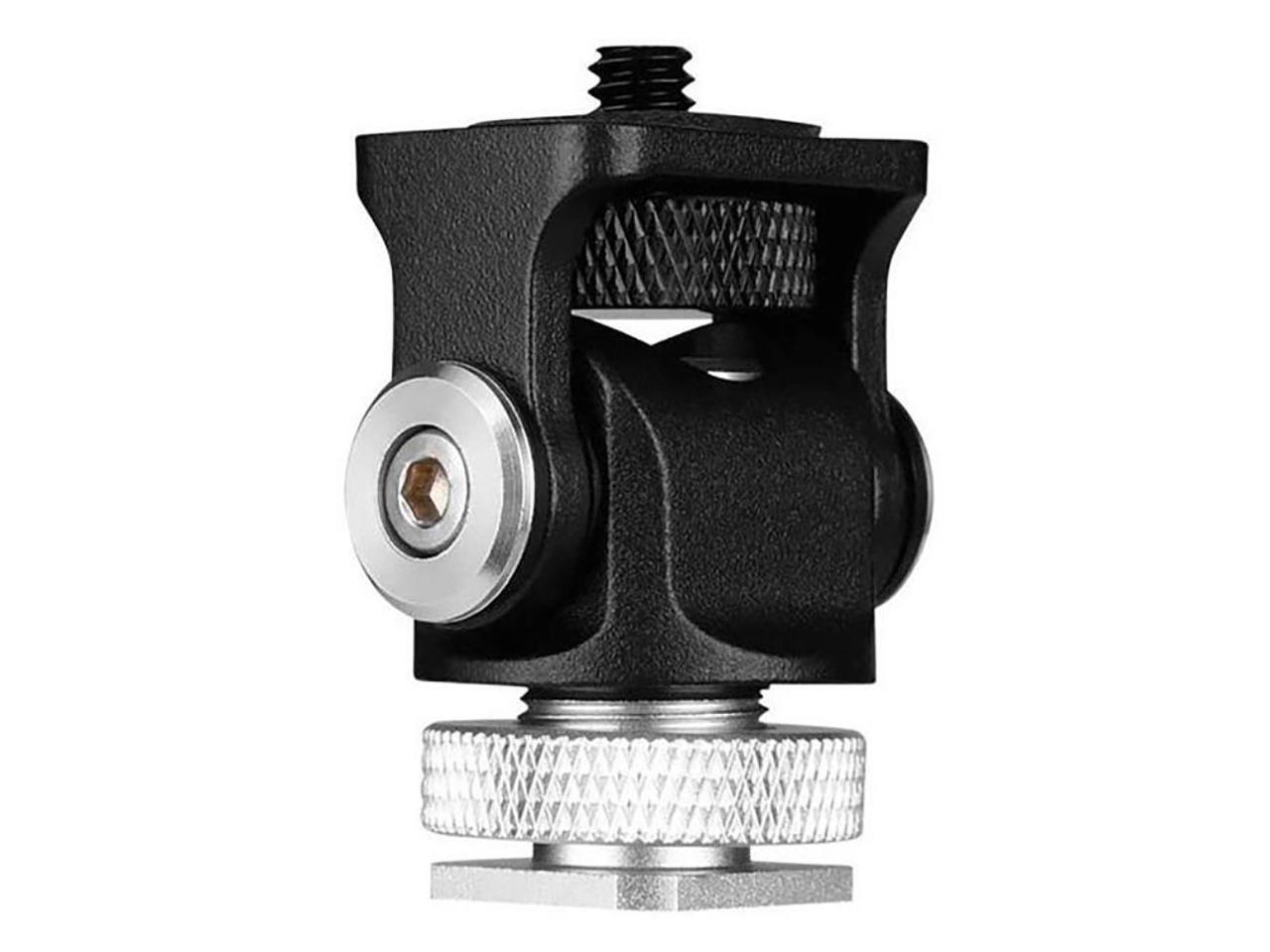 Mini Hot Shoe Mount Monitor Microphone Flash Holder 1/4 Inch Screw