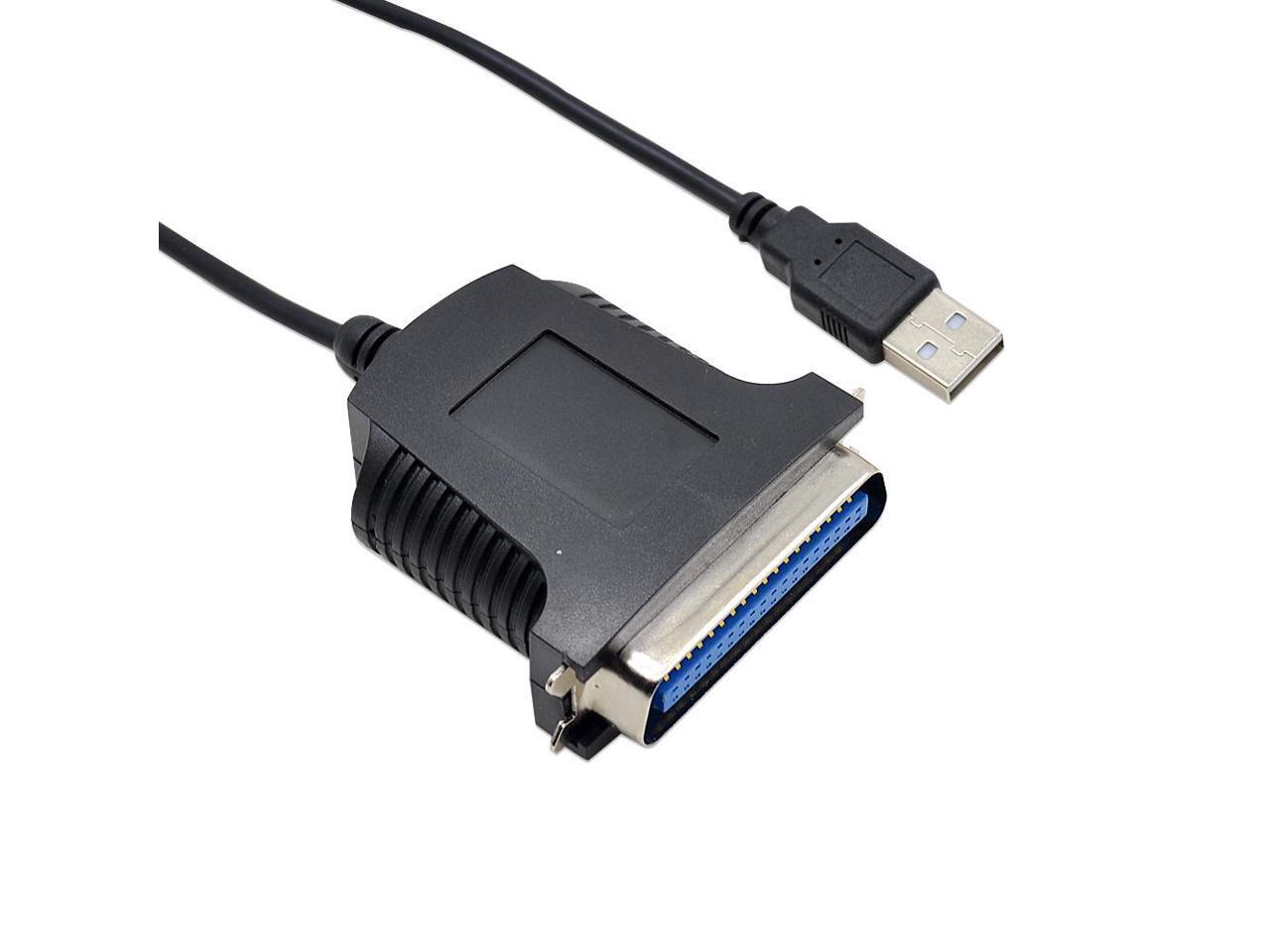 Câble USB vers DB25 nterface parallèle bdrectonnelle à broches DB