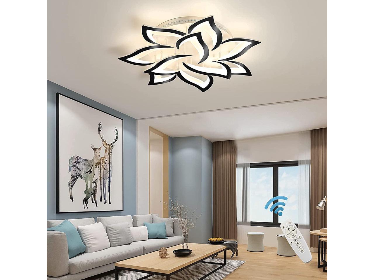 Acrylic LED Ceiling Living Room Bedroom Home Modern Chandelier Lamp Fixtures 