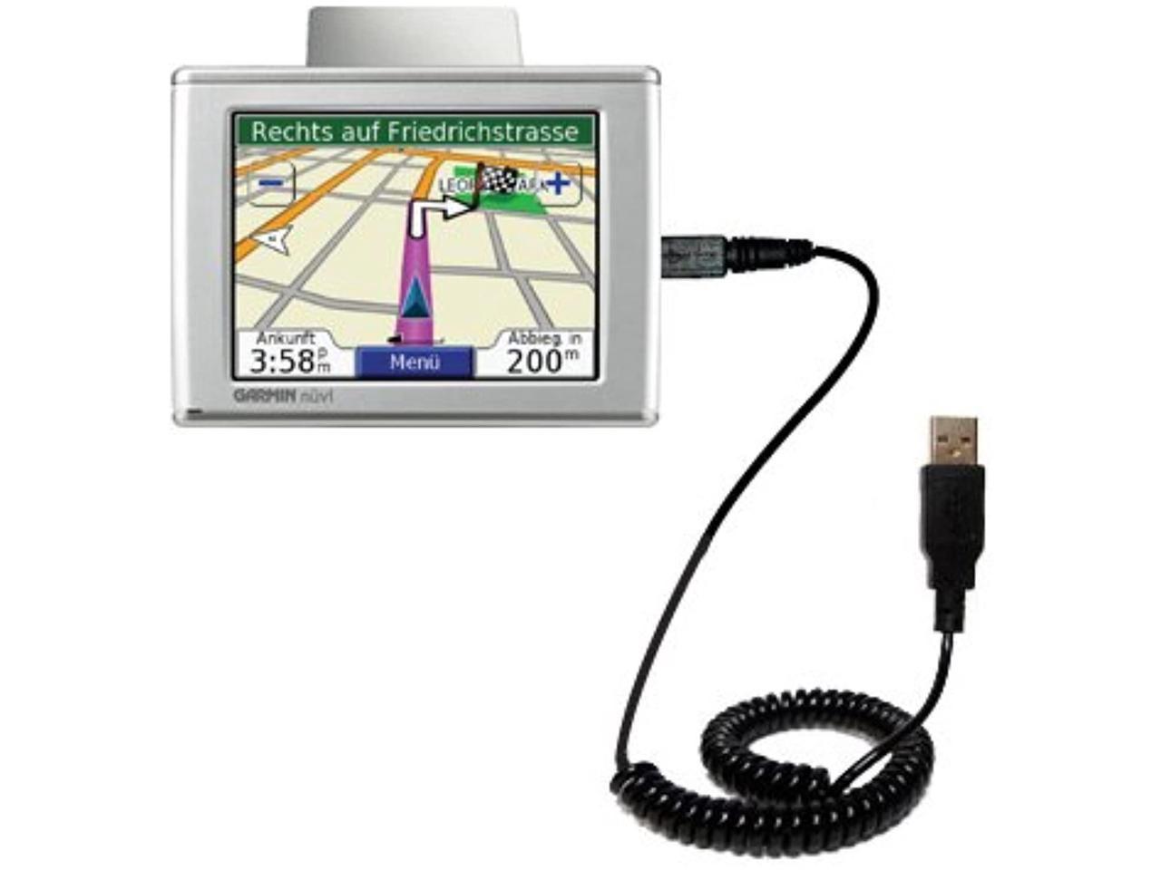 Uses TipExchange Technology Gomadic Classic Straight USB Cable for The Garmin Nuvi 260W 260 with Power Hot Sync and Charge Capabilities