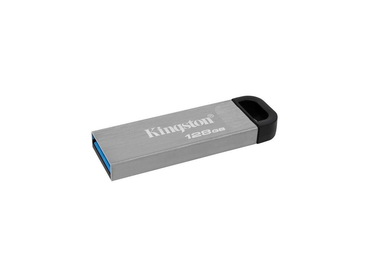 Kingston 128GB DataTraveler Kyson USB 3.2 Gen 1 Metal Flash Drive (DTKN ...