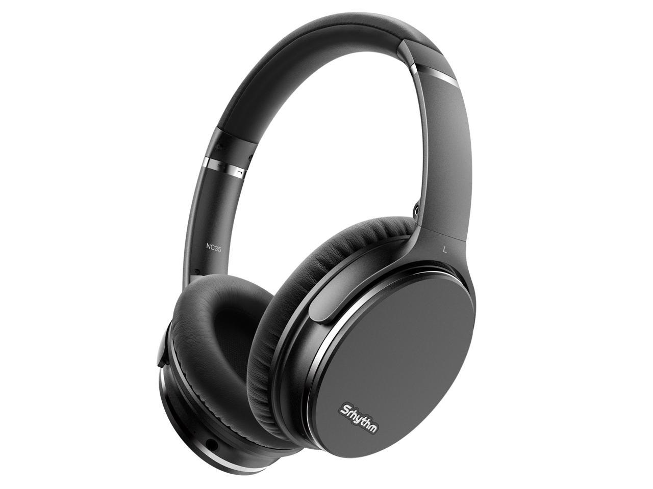 Srhythm NC35 Noise Cancelling Headphones Wireless Bluetooth 5.0, Fast ...