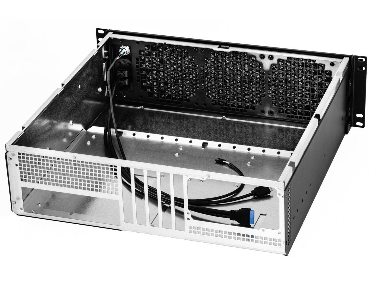 Sliger CX3172a 3U 17" Deep Rackmount Chassis w/ Short Tray High