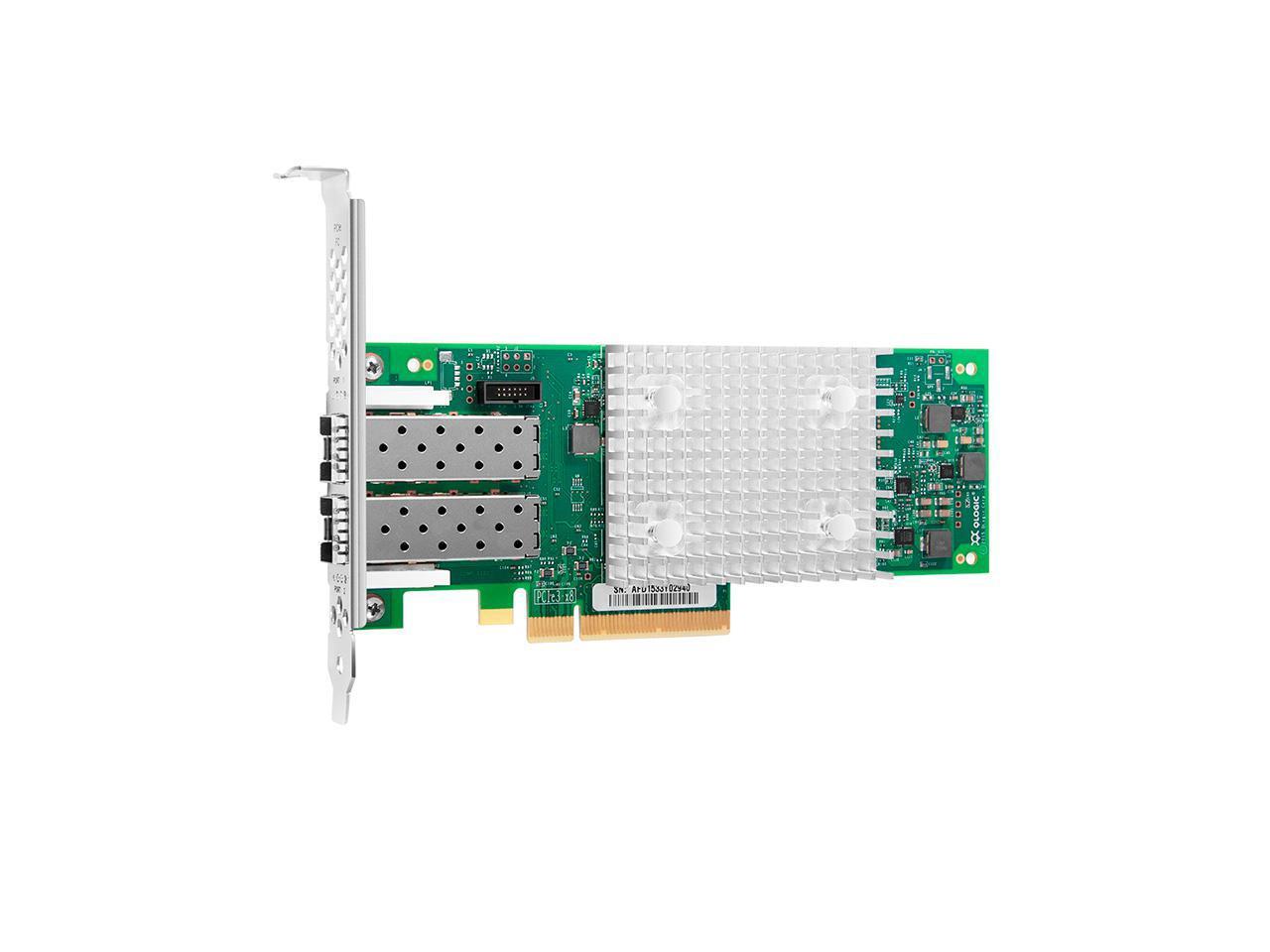 QLogic QLE2692-SR-CK Fibre Channel Host Bus Adapter, 16GbE Dual-Port ...
