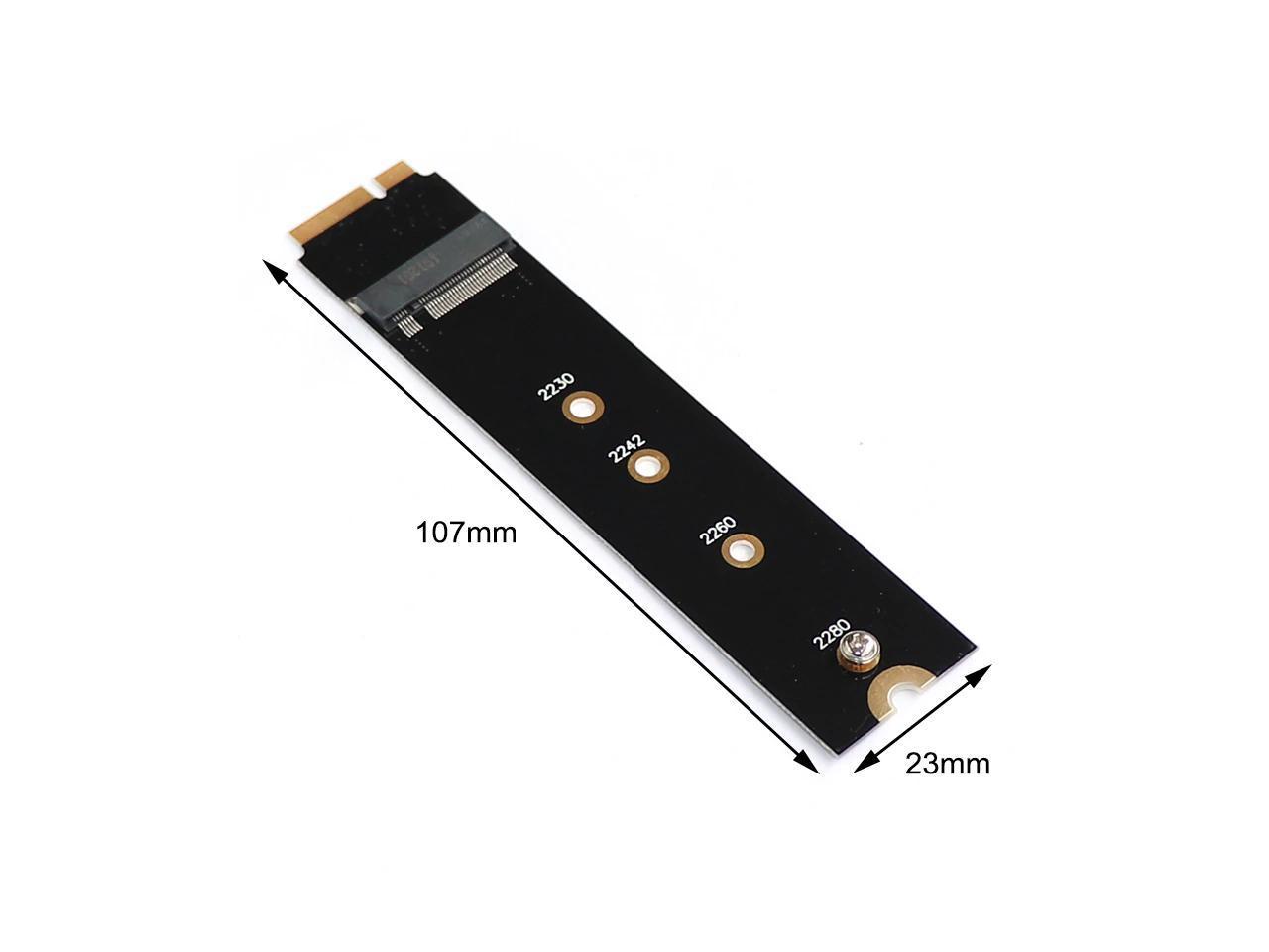 M.2 adapter ssd m.2 m2 NGFF B KEY 2230 2242 2260 2280 adapter connector  Card For Apple 2012 MacBook Air A1465 A1466