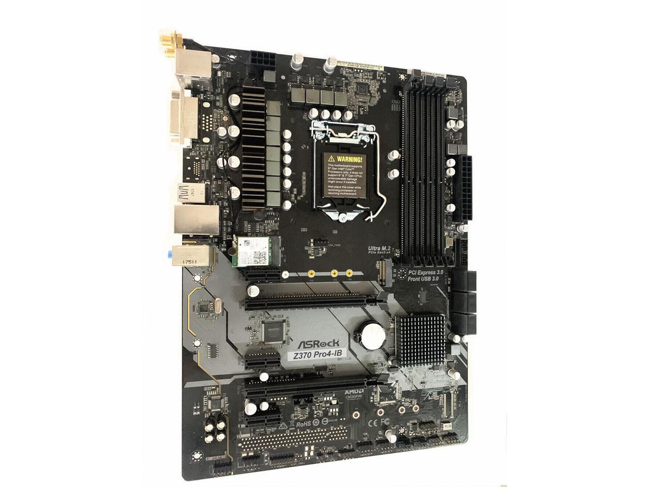 Refurbished ASRock Z370 PRO4IB Intel Z370 SOCKET Motherboard LGA1151