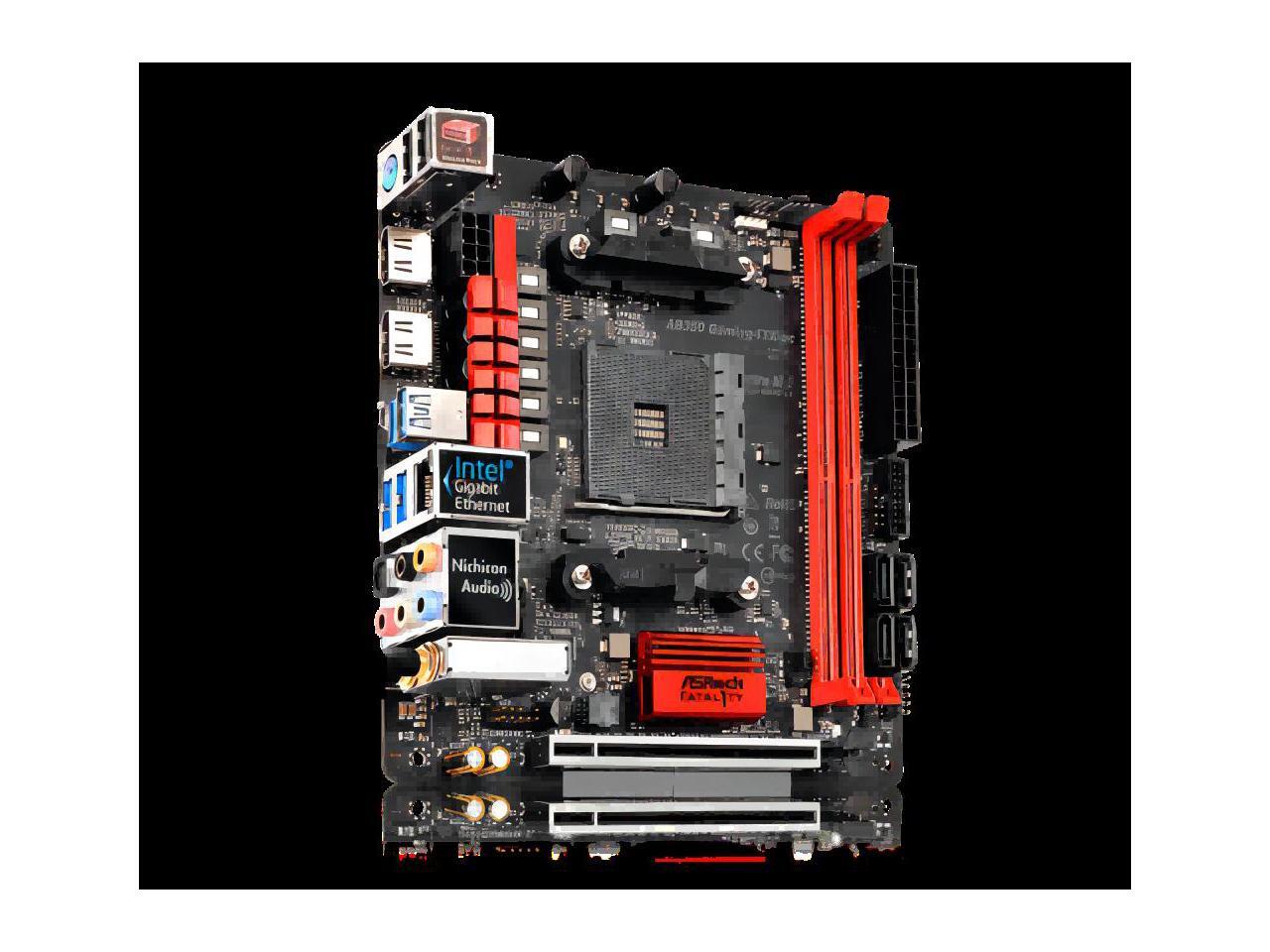 Refurbished ASRock Fatal1ty AB350 GamingITX/ac AM4 DDR4 m.2 MiniITX
