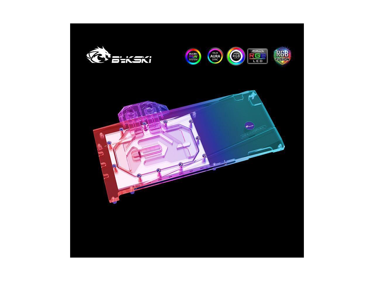 Bykski GPU Waterblock, for EVGA GeForce RTX 3090 TI FTW3 Ultra, PC GPU