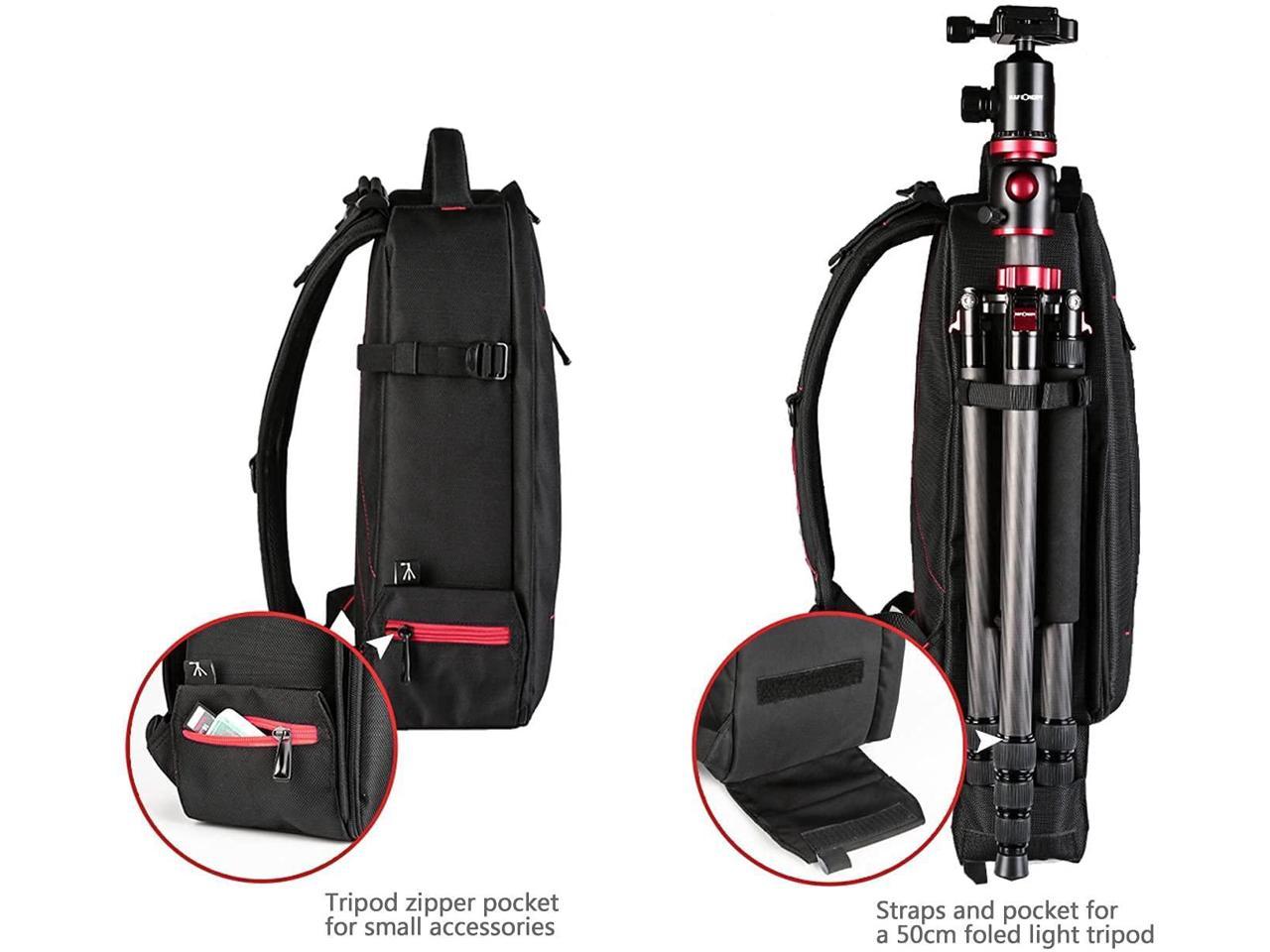 Beschoi DSLR Camera Backpack Waterproof Camera Bag for SLR/DSLR 