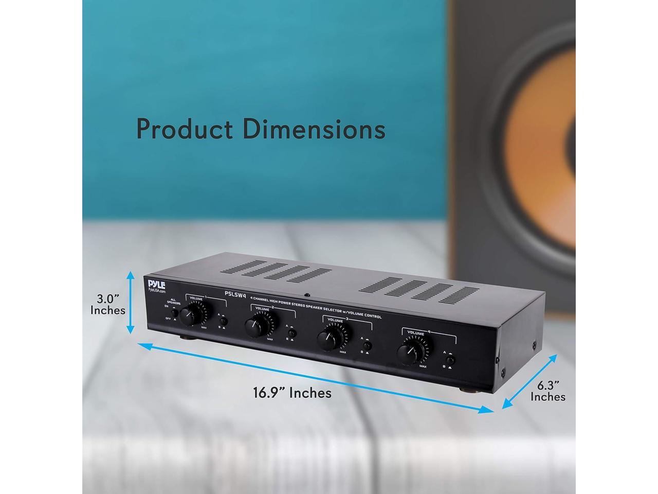 4 Channel Speaker Selector Switch 
