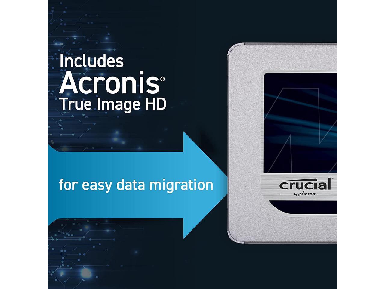 Crucial MX500 1TB 3D NAND SATA 2.5 Inch Internal SSD, up to 